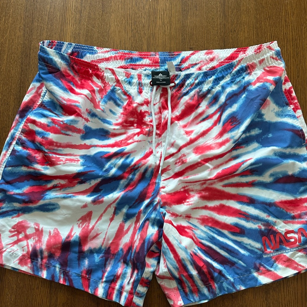 Mens NASA fully lined bathing suit XL